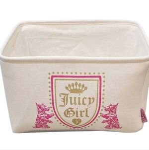 Pink & Cream JUICY GIRL Storage Bin